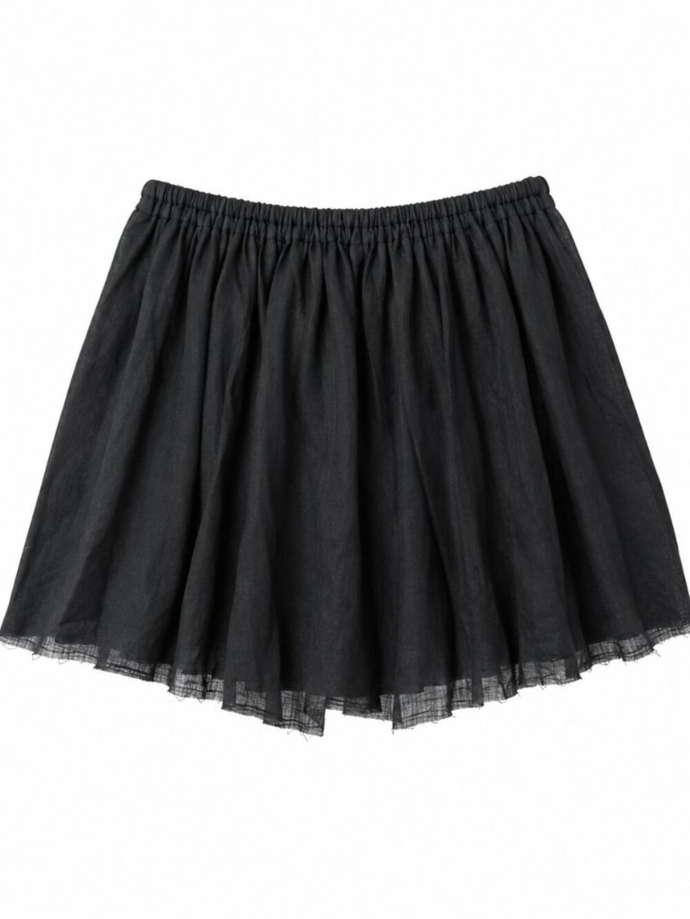Dissh Sia Black Drawstring Mini Skirt (Size US 4) - Picture 2 of 5